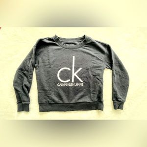 Ck sweatshirt, navy blue/grey colour